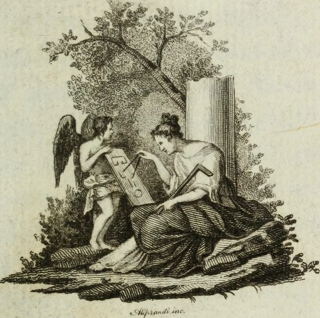 An illustration from Le belle arti in Venezia, cioè la pittura, la scultura, l'architettura, 1825, leaf 264