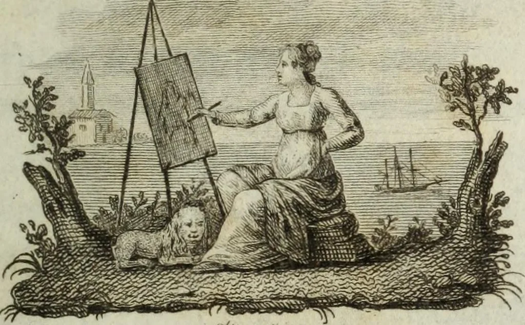 An illustration from Le belle arti in Venezia, cioè la pittura, la scultura, l'architettura, 1825, leaf 6
