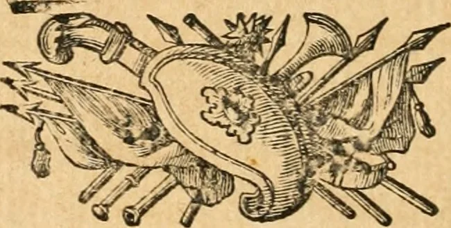 An illustration from Le belle arti, pittura, scultura, e architettura, compimento, e perfezione delle bellezze dell'universo mostrate nel Campidoglio dall'Accademia del disegno il d ì 24. settembre 1711 : essendo principe della medesima il sig. cavalier Carlo Maratti e viceprincipe il signor cavalier Carlo Francesco Person, 1711, leaf 19