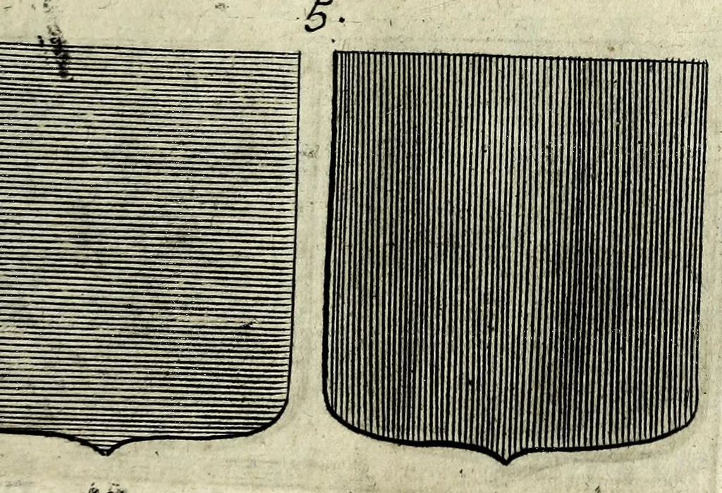 An illustration from Le blason de France, ou, Notes curieuses sur l'edit concernant la police des armoiries, 1697, leaf 263