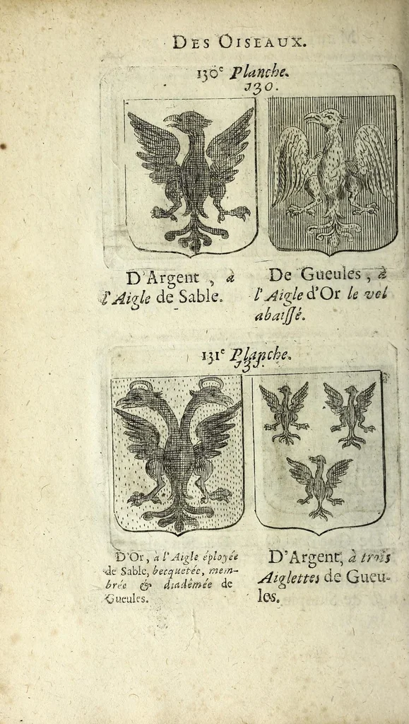 An illustration from Le blason de France, ou, Notes curieuses sur l'edit concernant la police des armoiries, 1697, leaf 326