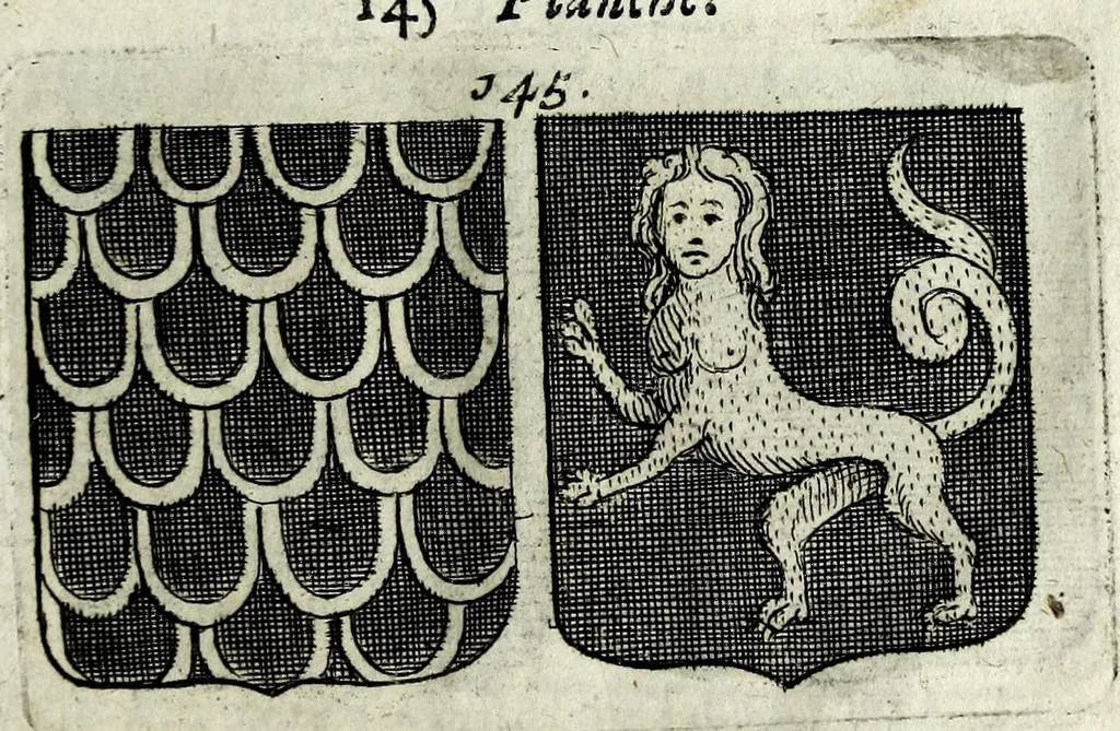 An illustration from Le blason de France, ou, Notes curieuses sur l'edit concernant la police des armoiries, 1697, leaf 333