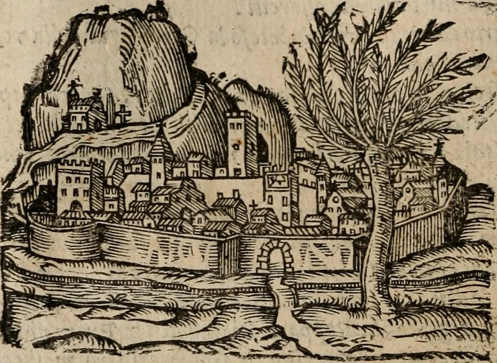 An illustration from Le bravvre del capitano Spavento, divise in molti ragionamenti in forma di dialogo, 1618, leaf 39