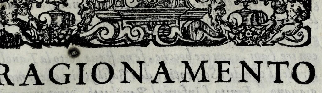 An illustration from Le bravvre del Capitano Spauento : divise in molti ragionamenti in forma di dialogo, 1607, leaf 305