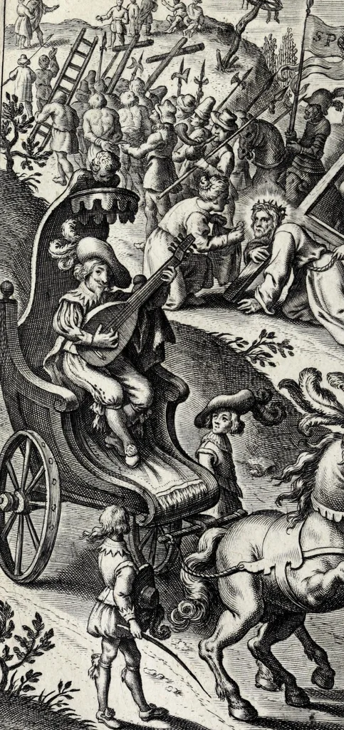 An illustration from Le breuiere des courtisans : enrichy d'vn grand nombre de figures, 1630, leaf 204