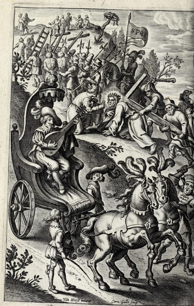 An illustration from Le breuiere des courtisans : enrichy d'vn grand nombre de figures, 1630, leaf 206