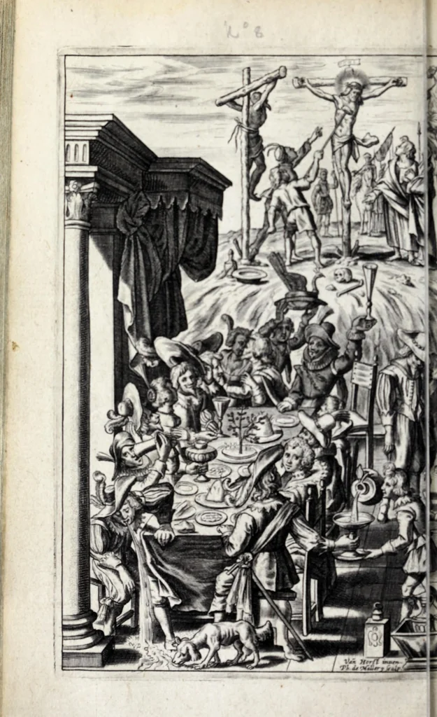 An illustration from Le breuiere des courtisans : enrichy d'vn grand nombre de figures, 1630, leaf 242
