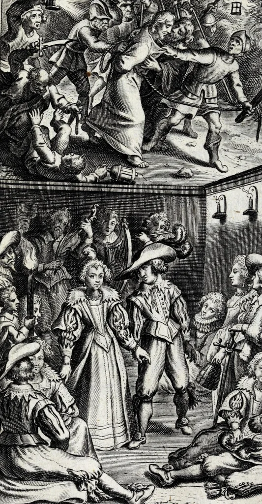 An illustration from Le breuiere des courtisans : enrichy d'vn grand nombre de figures, 1630, leaf 68
