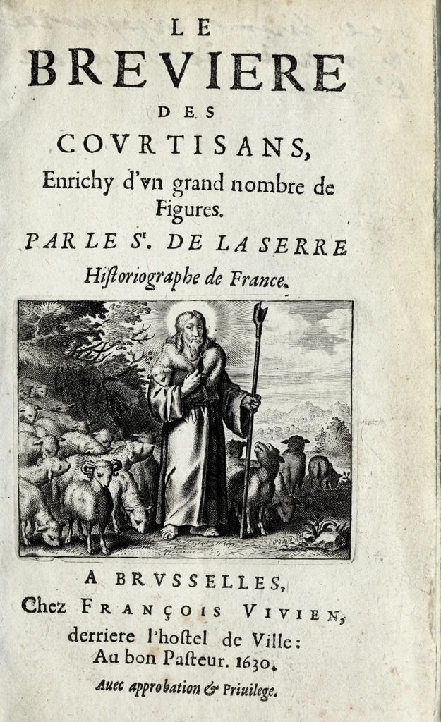 An illustration from Le breuiere des courtisans : enrichy d'vn grand nombre de figures, 1630, leaf 7