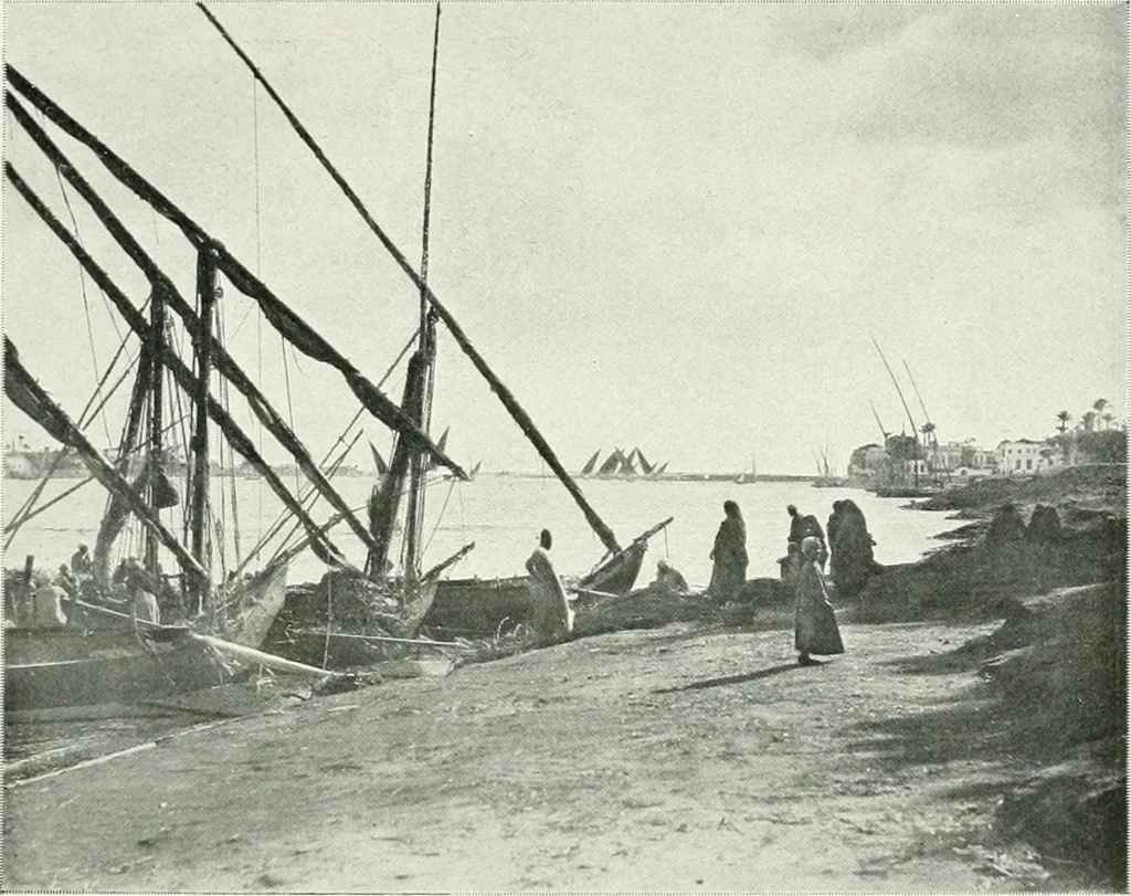 An illustration from Le Caire, le Nil et Memphis, 1906, leaf 10