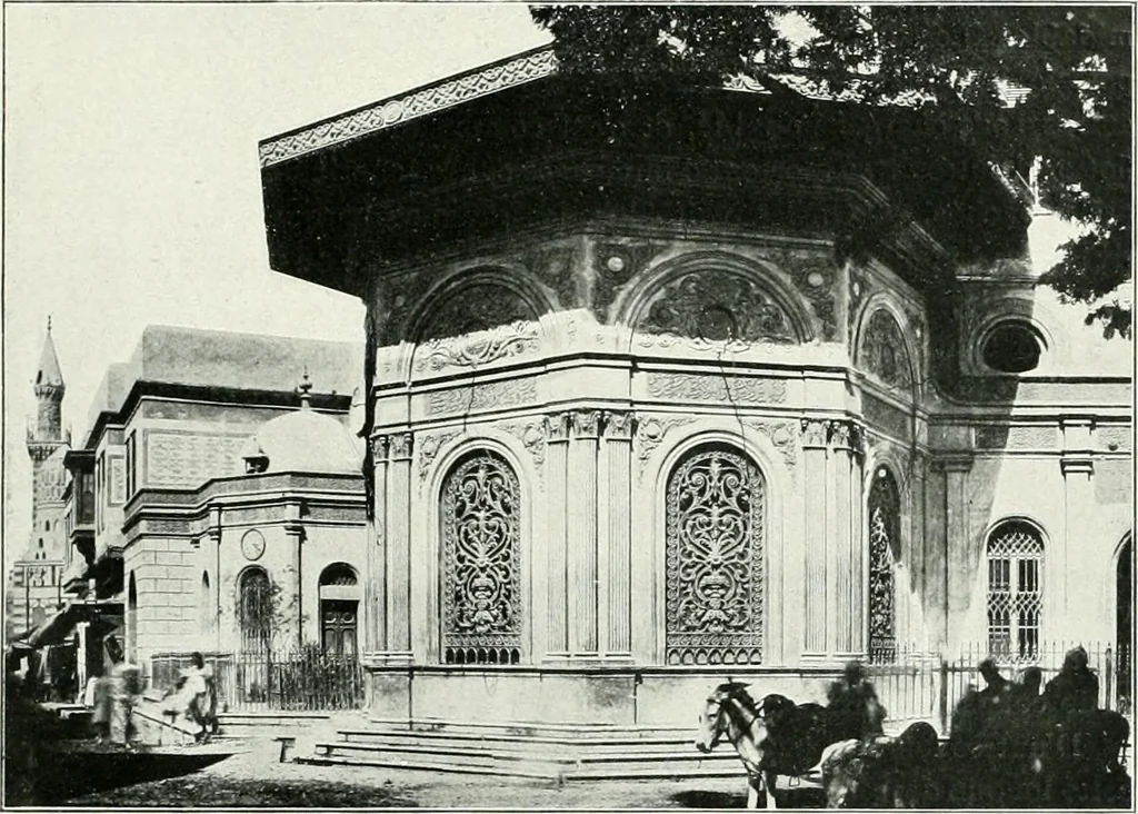 An illustration from Le Caire, le Nil et Memphis, 1906, leaf 12