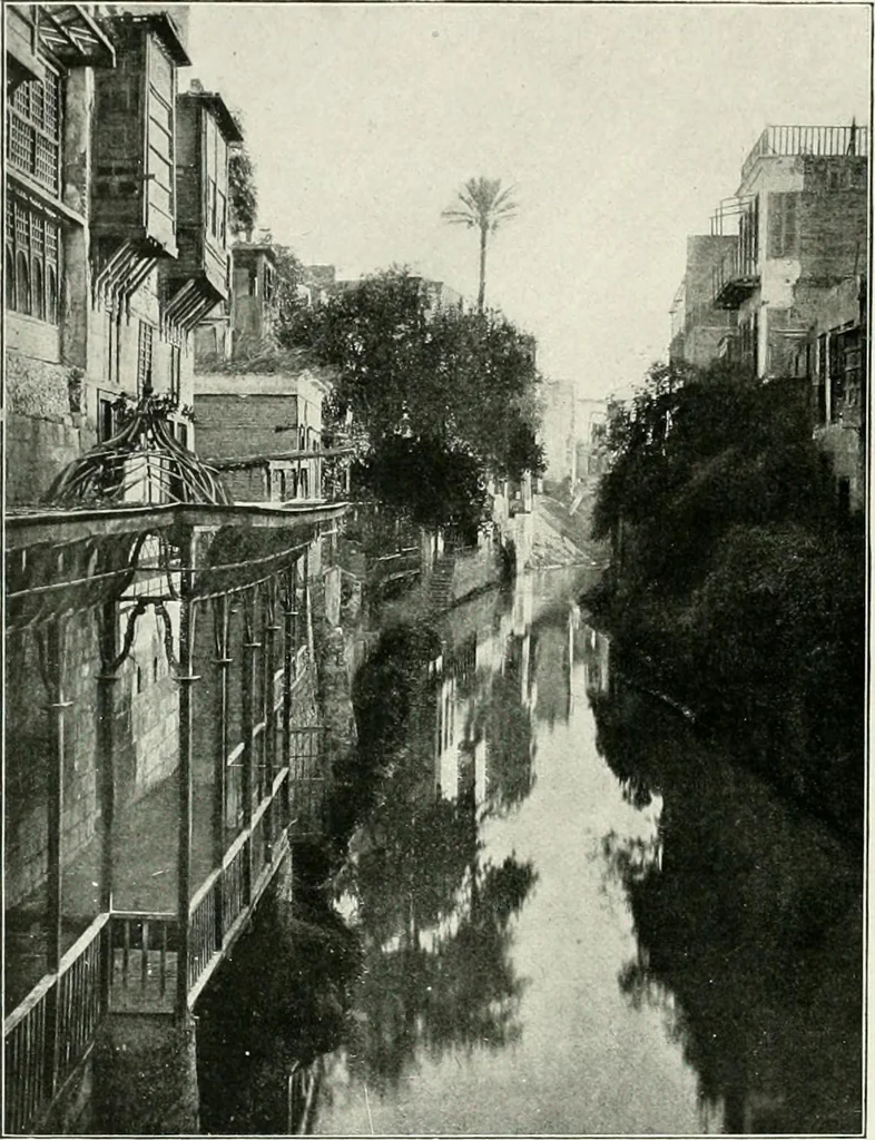 An illustration from Le Caire, le Nil et Memphis, 1906, leaf 23