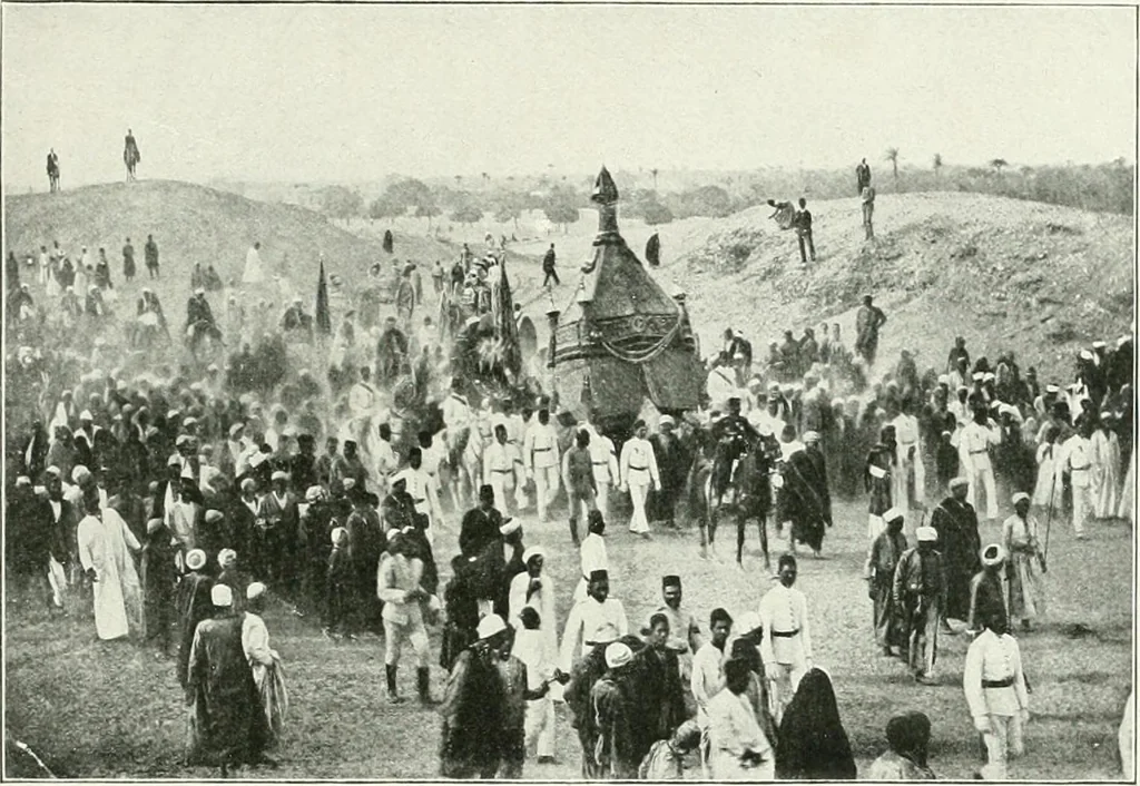 An illustration from Le Caire, le Nil et Memphis, 1906, leaf 42