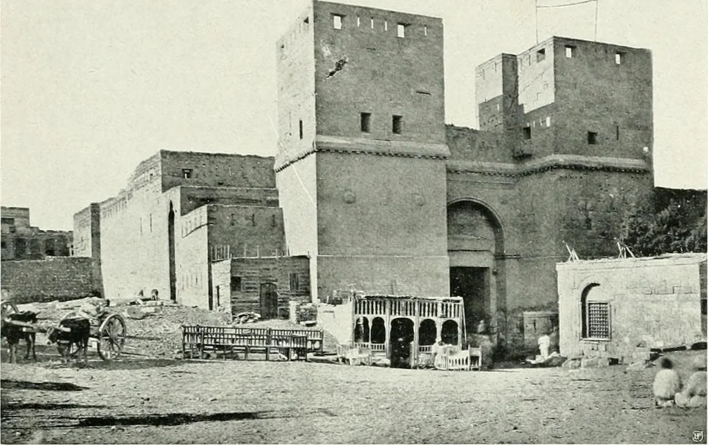 An illustration from Le Caire, le Nil et Memphis, 1906, leaf 56