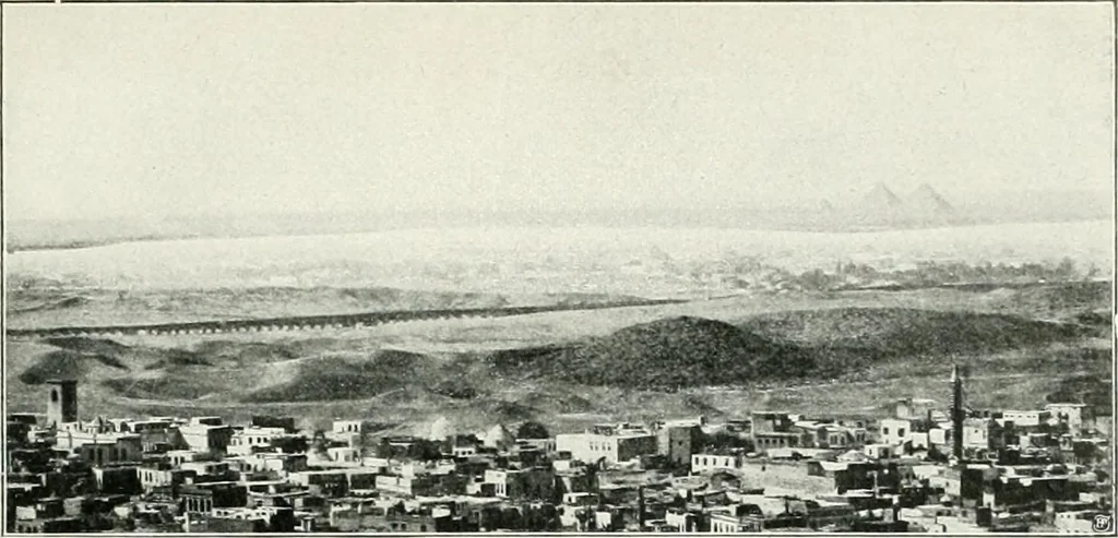 An illustration from Le Caire, le Nil et Memphis, 1906, leaf 8