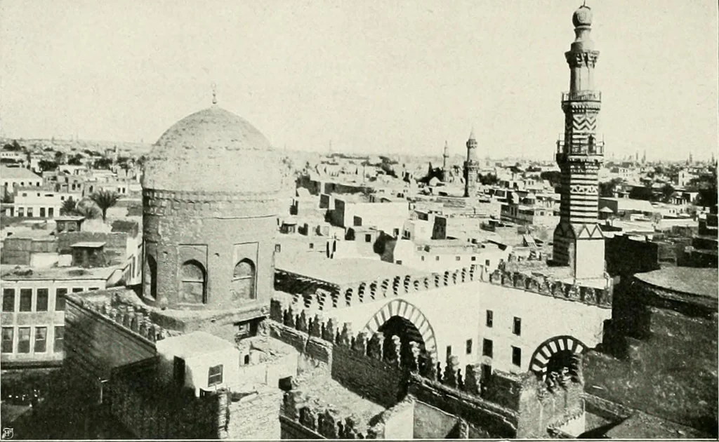 An illustration from Le Caire, le Nil et Memphis, 1906, leaf 91