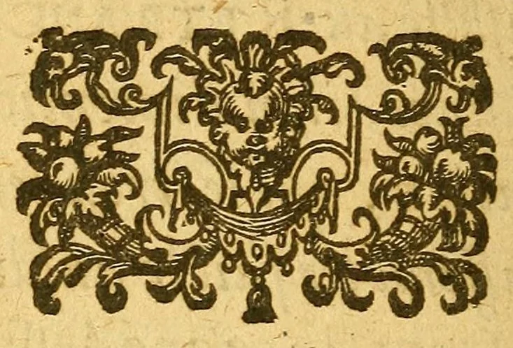 An illustration from Le Cayer general des remonstrances qve L'vniversité de Paris a dressé, : pour presenter au Roy nostre souuerain Seigneur, en l'Assemblee Generale des trois Ordres de son Royaume, qui de present se tient à Paris: iceluy Cayer deliberé, & receu tant du Recteur, que des Doyens & Docteurs des Facultez, & des Procureurs des Nations, en la congregation solemnelle de ladicte Vniuersité tenuë aux Mathurins, le 13. Decembre . 1614. Le tout suiuant l'Arrest du Conseil Priué, 1615, leaf 40