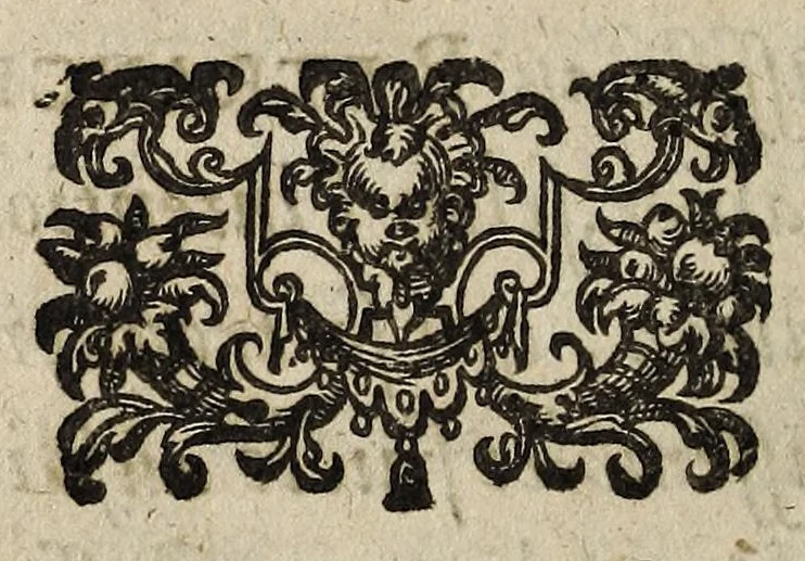 An illustration from Le Cayer general des remonstrances qve L'Vniversité de Paris a dress é, : pour presenter au roy nostre souuerain Seigneur, en l'Assemblee generale des trois ordres de son Royaume, qui de present se tient à Paris: iceluy Cayer deliberé, & receu tant du Recteur, que des doyens & docteurs des facultez, & des procureurs des nations, en la congregation solemnelle de ladicte vniuersité tenué aux mathurins, le 13. decembre . 1614. Le tout suiuant l'arrest du Conseil priué., 1615, leaf 38