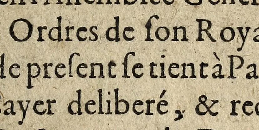 An illustration from Le Cayer general des remonstrances qve L'Vniversité de Paris a dress é, : pour presenter au roy nostre souuerain Seigneur, en l'Assemblee generale des trois ordres de son Royaume, qui de present se tient à Paris: iceluy Cayer deliberé, & receu tant du Recteur, que des doyens & docteurs des facultez, & des procureurs des nations, en la congregation solemnelle de ladicte vniuersité tenué aux mathurins, le 13. decembre . 1614. Le tout suiuant l'arrest du Conseil priué., 1615, leaf 1