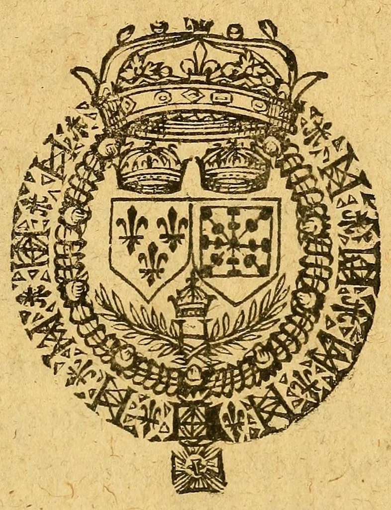 An illustration from Le cConvoy dv coevr de Tres-avgvste, Tres-clement et Tres-victorieux Henry le Grand IIII : du nom Tres-Chrestien Roy de France & de Nauarre, depuis la ville de Paris iusques au College Royal de la Fleche, 1610, leaf 5