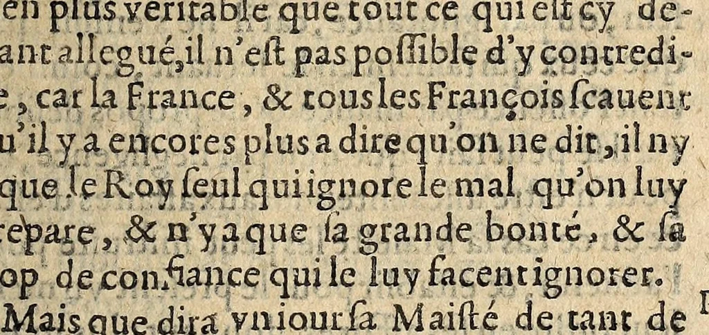 An illustration from Le Cenceur discours d'estat pour faire voire au Roy : enquoy Sa Maiesté a esté mal servie., 1615, leaf 45