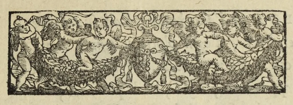 An illustration from Le cento novelle da messer Vincenzo Brugiantino, dette in ottava rima, 1554, leaf 11