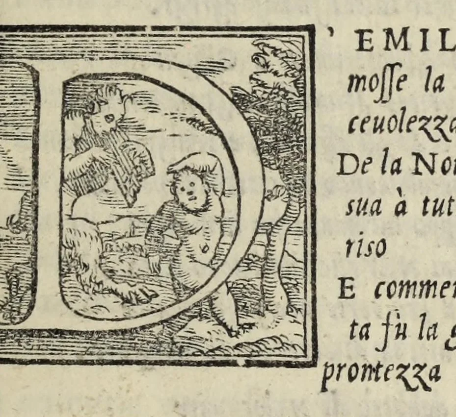 An illustration from Le cento novelle da messer Vincenzo Brugiantino, dette in ottava rima, 1554, leaf 41