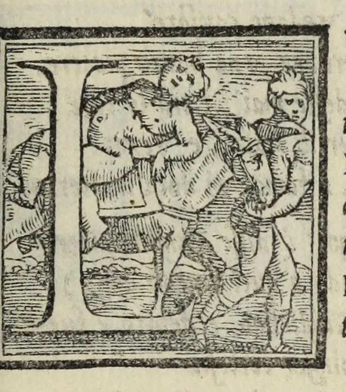 An illustration from Le cento novelle da messer Vincenzo Brugiantino, dette in ottava rima, 1554, leaf 47