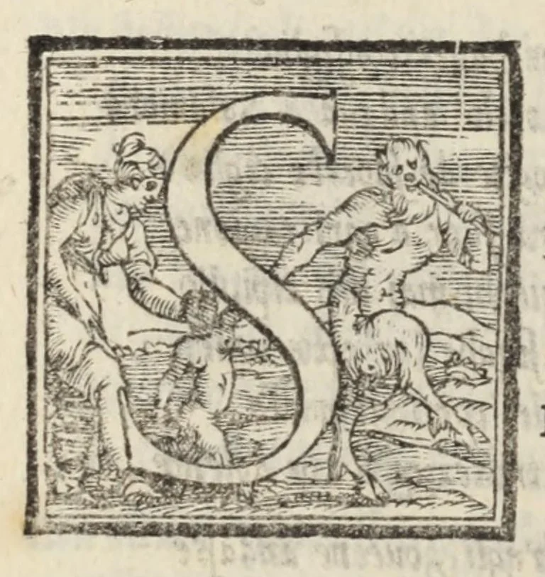 An illustration from Le cento novelle da messer Vincenzo Brugiantino, dette in ottava rima, 1554, leaf 486