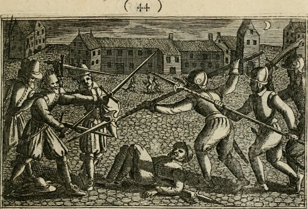 An illustration from Le Centre de l'amour : decouvert soubs divers emblesmes galans et facetieux, 1680, leaf 102