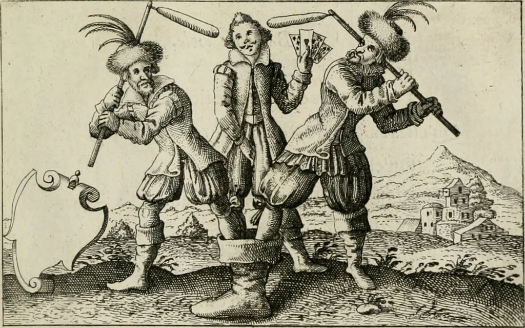 An illustration from Le Centre de l'amour : decouvert soubs divers emblesmes galans et facetieux, 1680, leaf 138