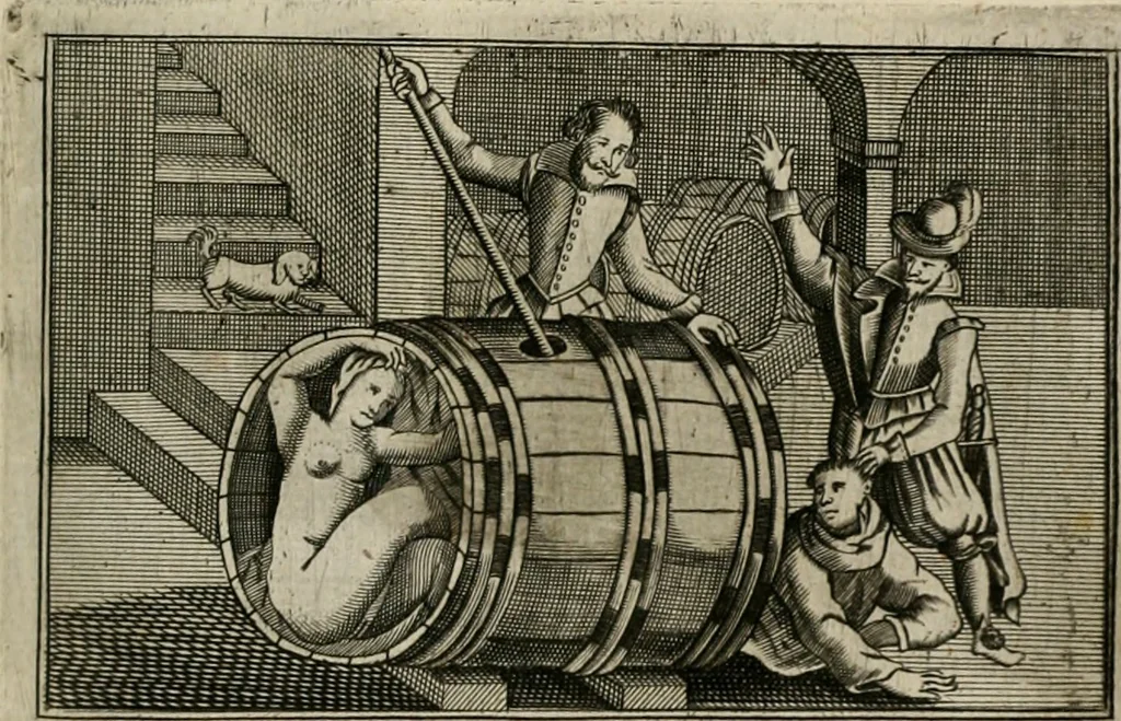An illustration from Le Centre de l'amour : decouvert soubs divers emblesmes galans et facetieux, 1680, leaf 178