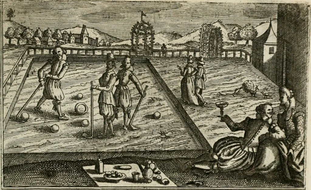 An illustration from Le Centre de l'amour : decouvert soubs divers emblesmes galans et facetieux, 1680, leaf 20