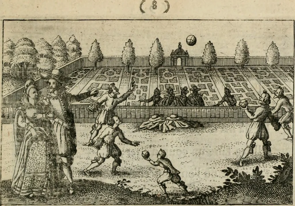 An illustration from Le Centre de l'amour : decouvert soubs divers emblesmes galans et facetieux, 1680, leaf 30