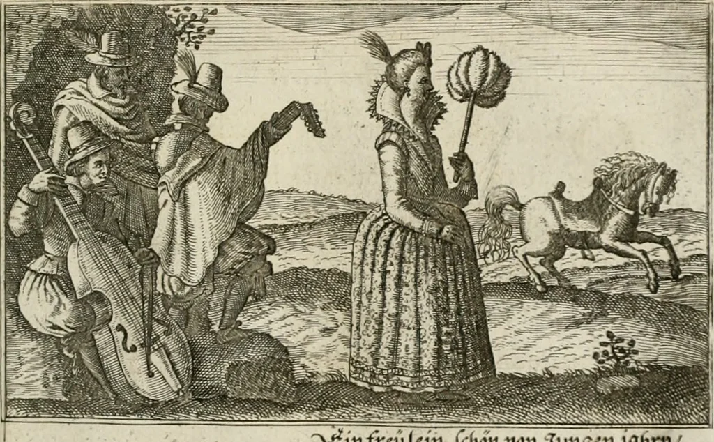 An illustration from Le Centre de l'amour : decouvert soubs divers emblesmes galans et facetieux, 1680, leaf 62