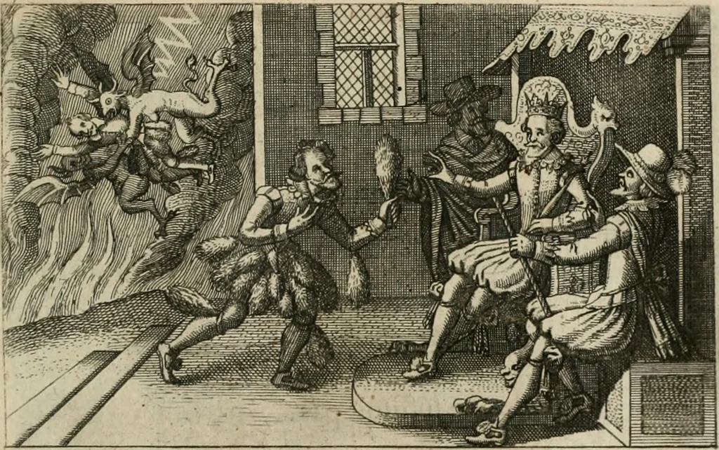 An illustration from Le Centre de l'amour : decouvert soubs divers emblesmes galans et facetieux, 1680, leaf 86