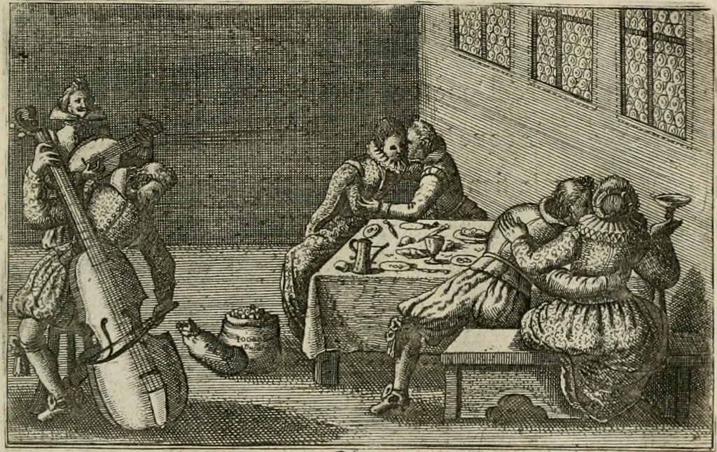 An illustration from Le Centre de l'amour : decouvert soubs divers emblesmes galans et facetieux, 1680, leaf 88