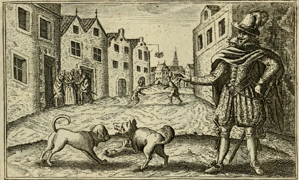 An illustration from Le centre de l'amour : decouvert soubs divers emblesmes galans et facetieux, 1687, leaf 102