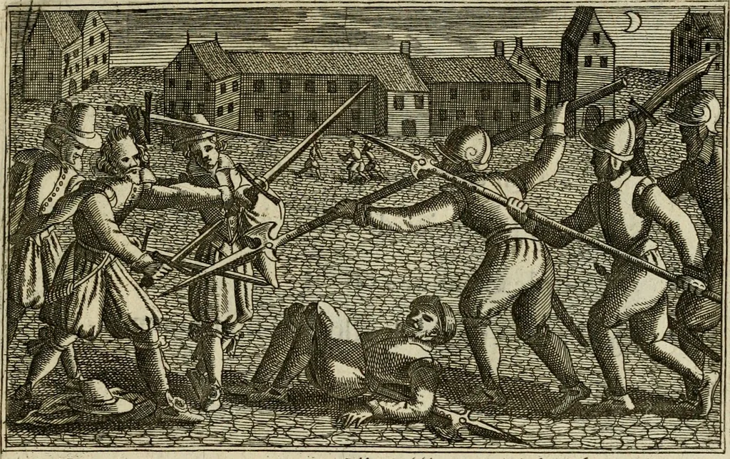 An illustration from Le centre de l'amour : decouvert soubs divers emblesmes galans et facetieux, 1687, leaf 106