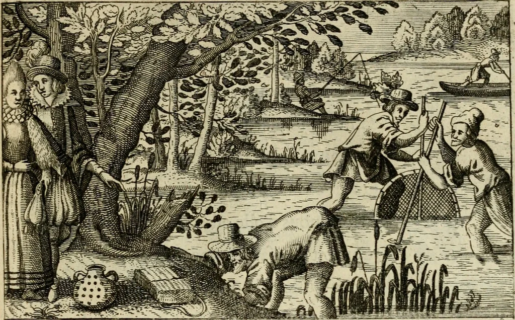 An illustration from Le centre de l'amour : decouvert soubs divers emblesmes galans et facetieux, 1687, leaf 126