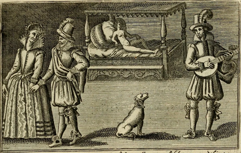 An illustration from Le centre de l'amour : decouvert soubs divers emblesmes galans et facetieux, 1687, leaf 138
