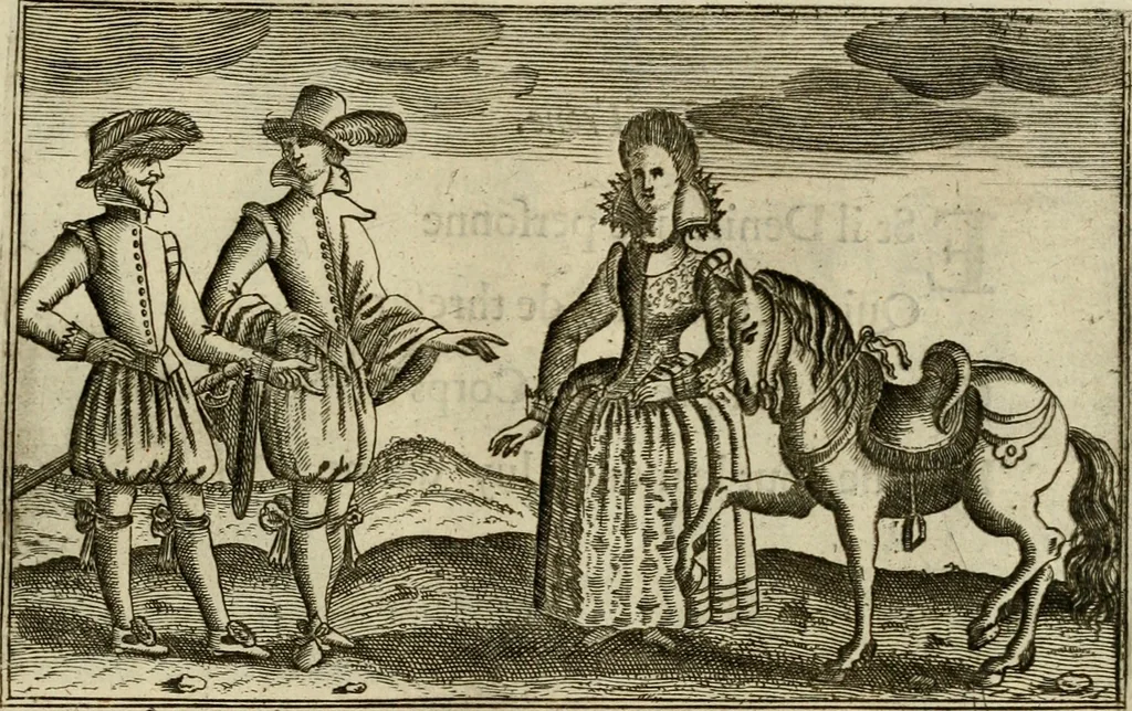 An illustration from Le centre de l'amour : decouvert soubs divers emblesmes galans et facetieux, 1687, leaf 154