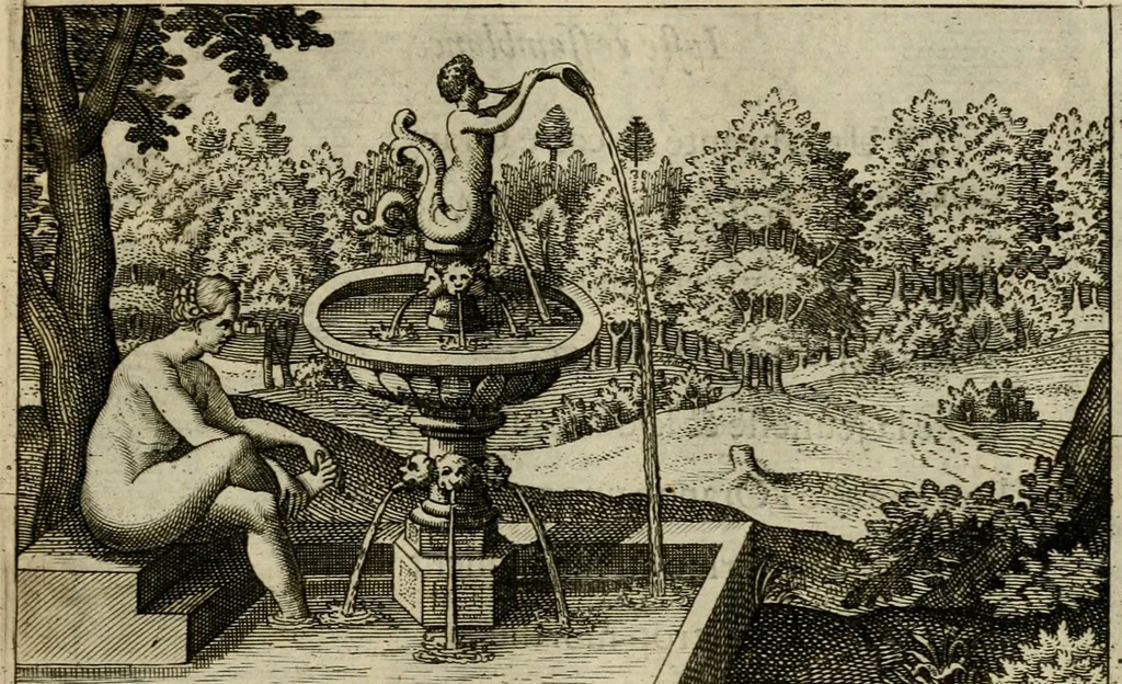 An illustration from Le centre de l'amour : decouvert soubs divers emblesmes galans et facetieux, 1687, leaf 158