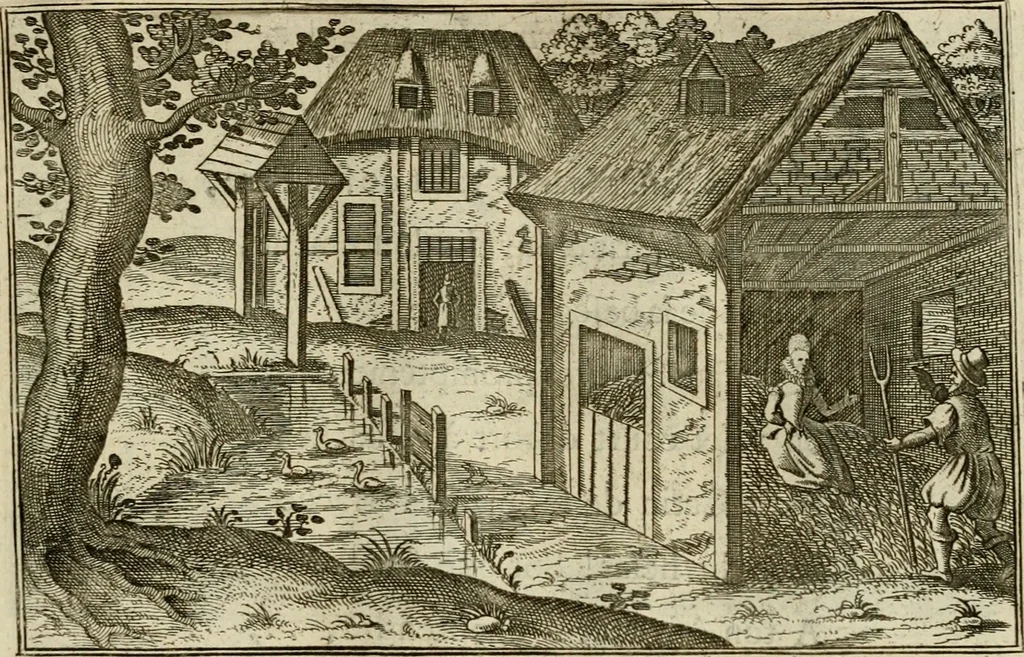 An illustration from Le centre de l'amour : decouvert soubs divers emblesmes galans et facetieux, 1687, leaf 164
