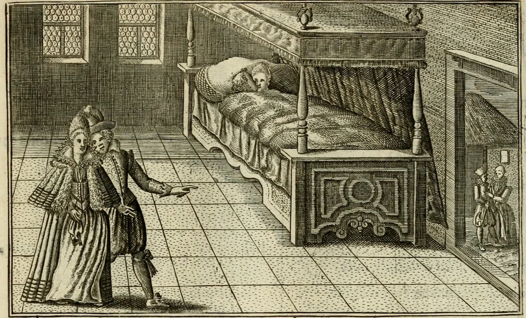 An illustration from Le centre de l'amour : decouvert soubs divers emblesmes galans et facetieux, 1687, leaf 168