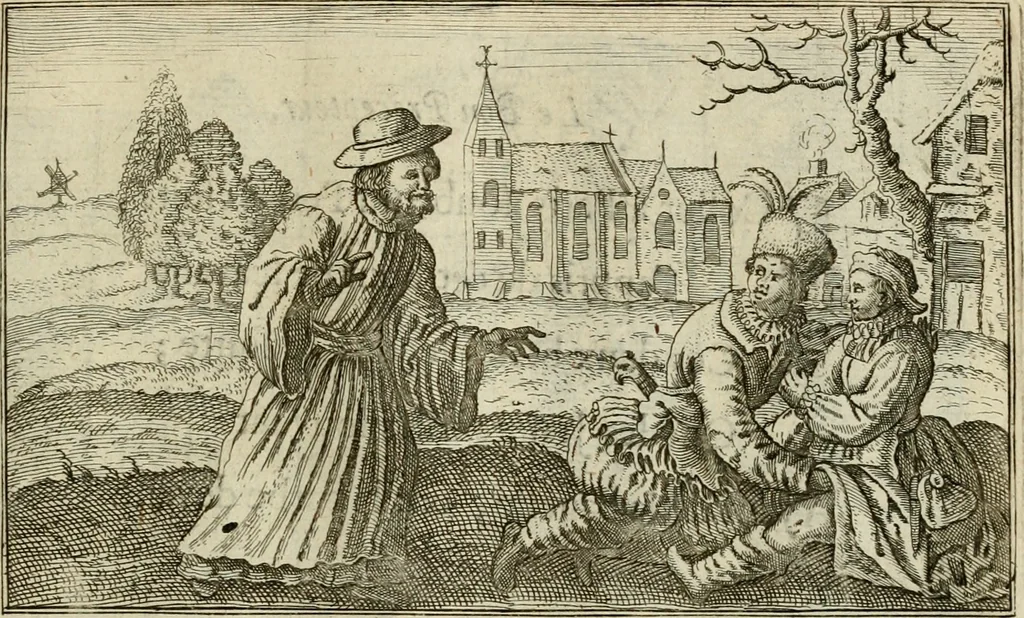 An illustration from Le centre de l'amour : decouvert soubs divers emblesmes galans et facetieux, 1687, leaf 170