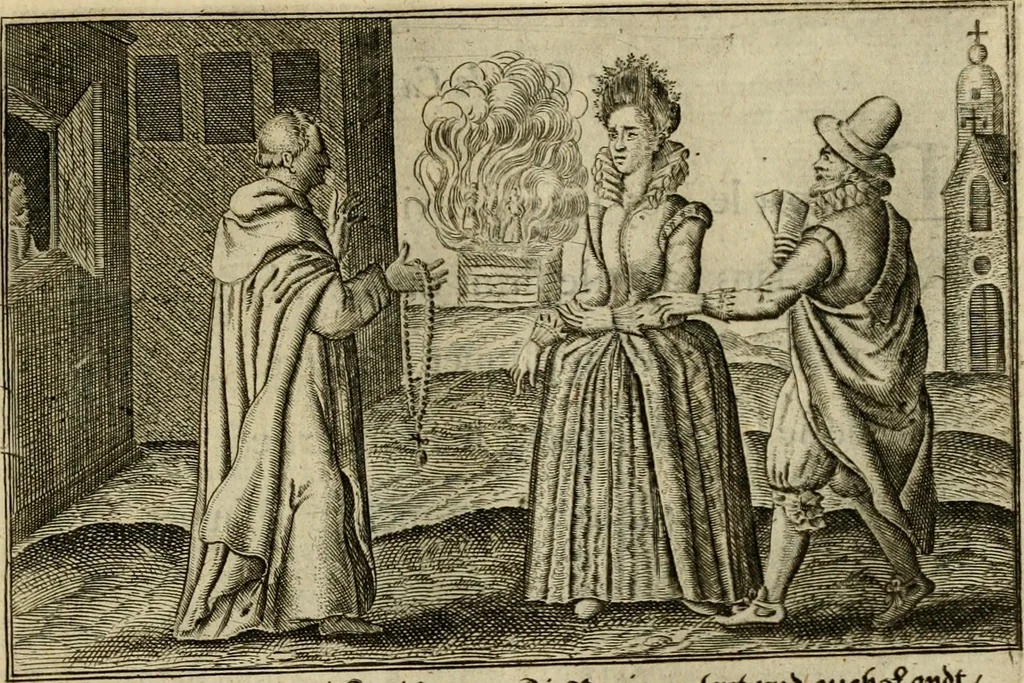An illustration from Le centre de l'amour : decouvert soubs divers emblesmes galans et facetieux, 1687, leaf 180