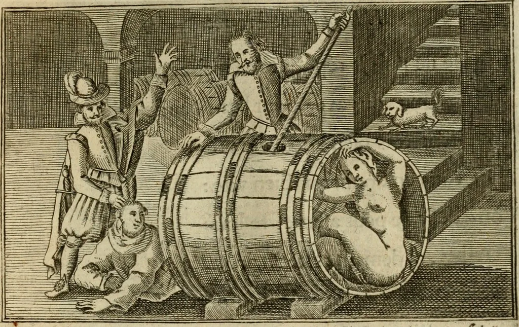 An illustration from Le centre de l'amour : decouvert soubs divers emblesmes galans et facetieux, 1687, leaf 182