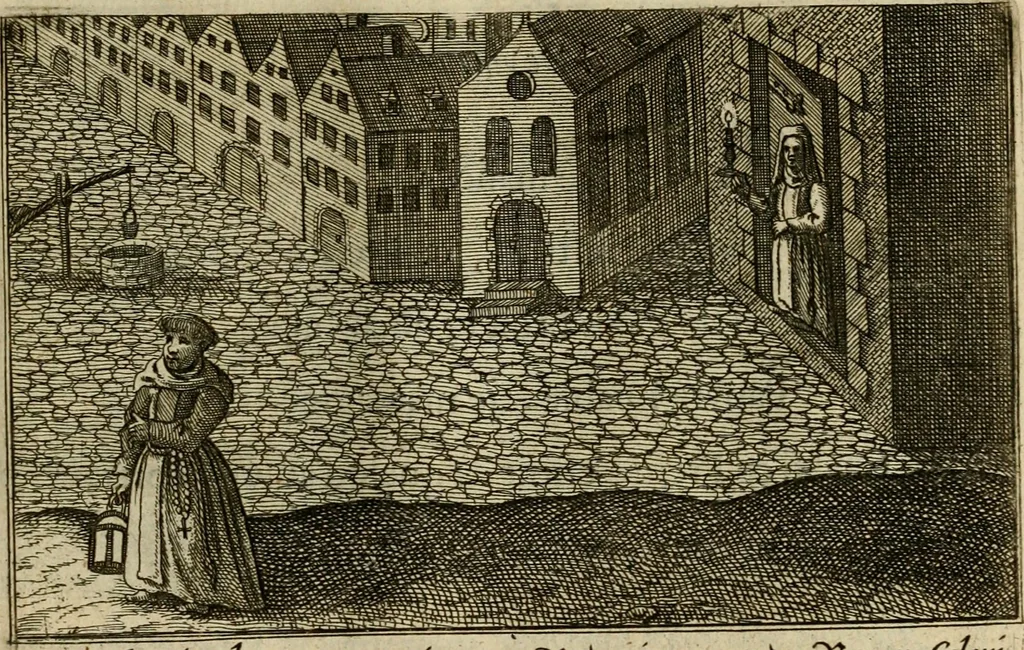 An illustration from Le centre de l'amour : decouvert soubs divers emblesmes galans et facetieux, 1687, leaf 188