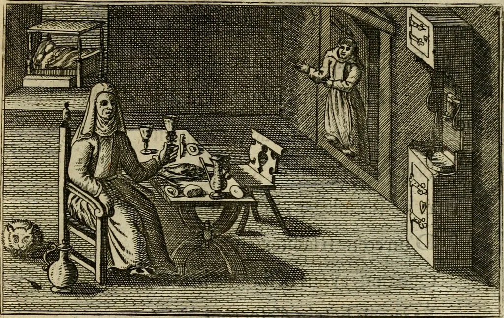 An illustration from Le centre de l'amour : decouvert soubs divers emblesmes galans et facetieux, 1687, leaf 194